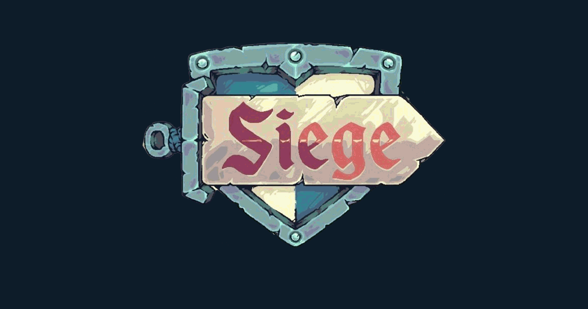 A pixel-art castle under siege